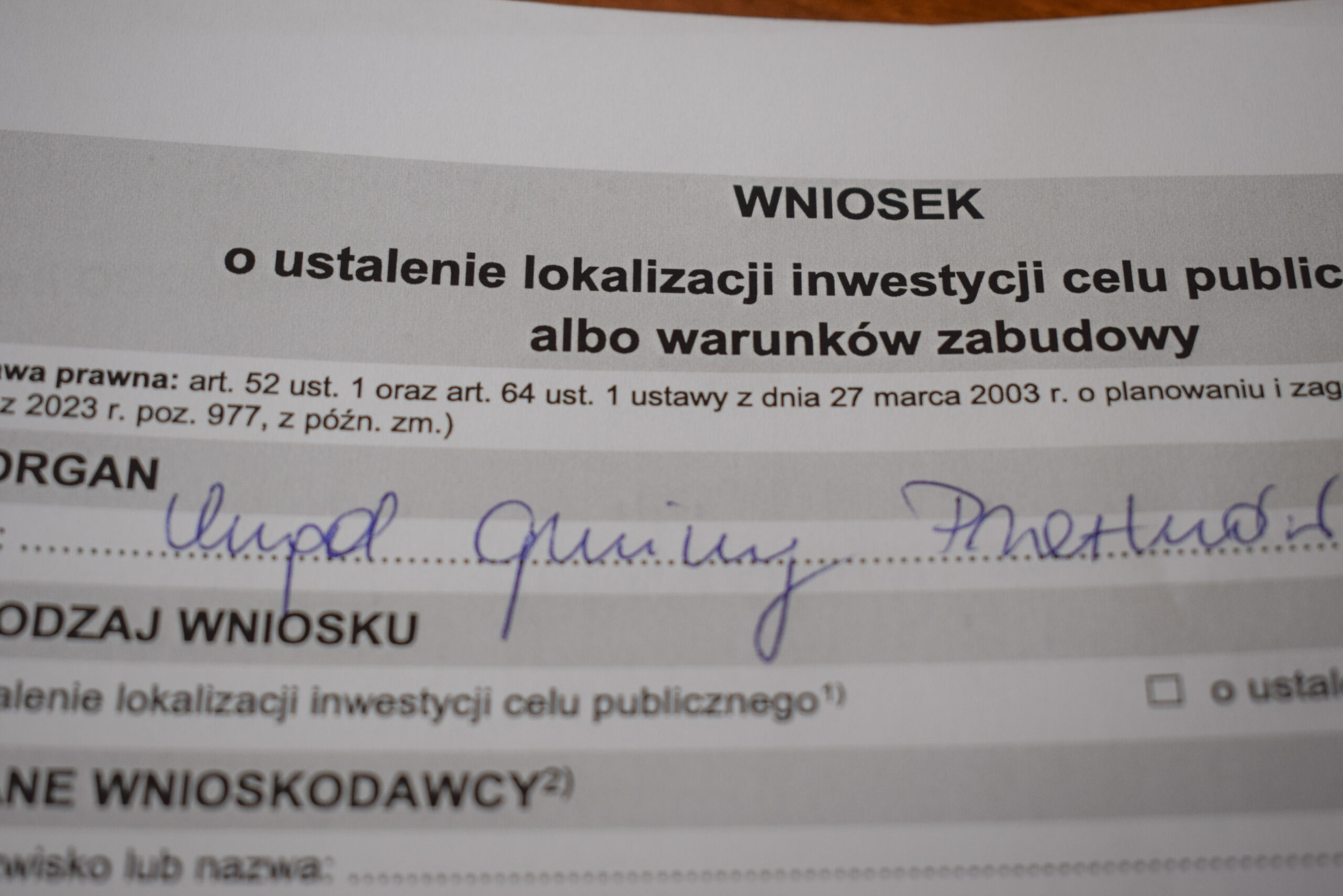 wniosek